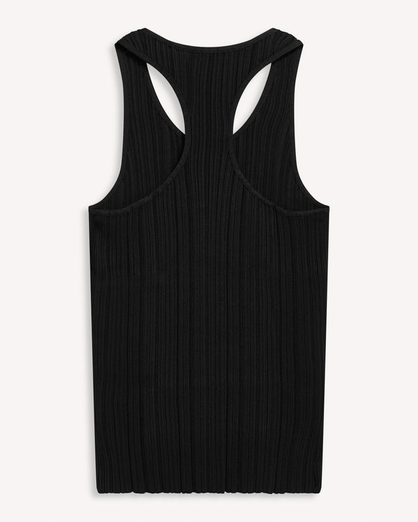 Acne Studios Kleona Pleated Vest Top Black | Malford of London Savile Row and Luxury Formal Wear Sale Outlet