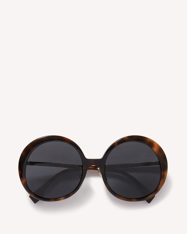 Fendi Oversized Round Sunglasses Tortoiseshell | Malford of London Savile Row and Luxury Formal Wear Sale Outlet