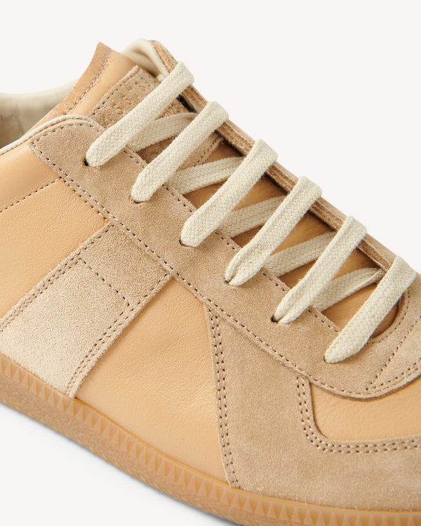 Maison Margiela’s Ladies Replica Sneaker Brown | Malford of London Savile Row and Luxury Formal Wear Sale Outlet