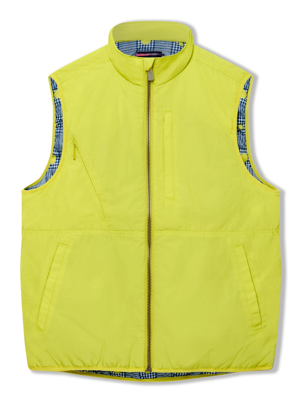 Richard James Gilet Vest - Bright Lime | Malford of London Savile Row and Luxury Formal Wear Sale Outlet