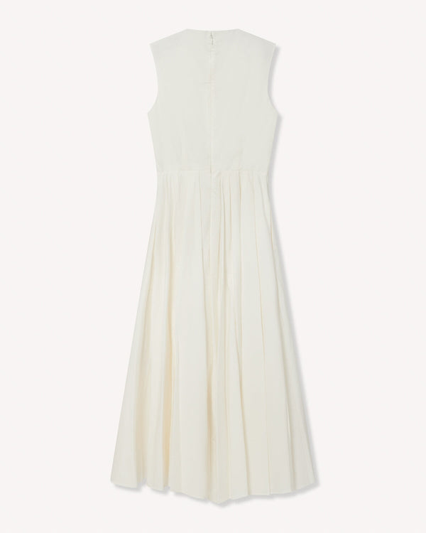 Roksanda Yuzu Cotton Dress Ivory | Malford of London Savile Row and Luxury Formal Wear Sale Outlet