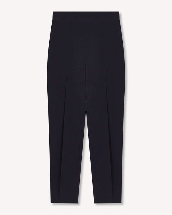 Salvatore Ferragamo Ladies Trouser Navy | Malford of London Savile Row and Luxury Formal Wear Sale Outlet