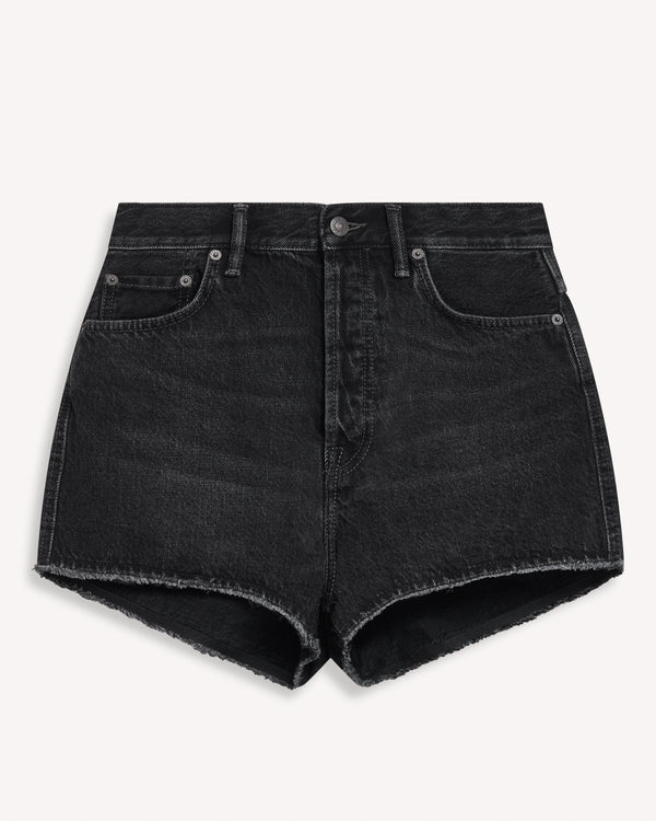 Acne Studios 1990 High Waist Denim Shorts Black | Malford of London Savile Row and Luxury Formal Wear Sale Outlet