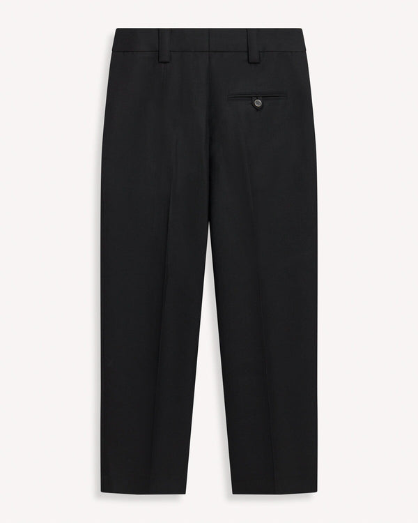 Acne Studios High Waist Cropped Leg Trousers Black | Malford of London Savile Row and Luxury Formal Wear Sale Outlet