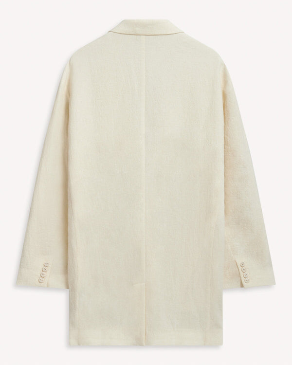 Acne Studios Jolie Oversized Blazer Ivory | Malford of London Savile Row and Luxury Formal Wear Sale Outlet