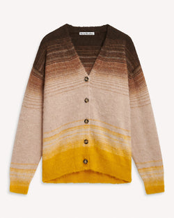 Acne Studios Kanpra Gradient Striped Cardigan Multi | Malford of London Savile Row and Luxury Formal Wear Sale Outlet