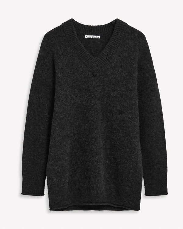 Acne Studios Keandra Longline Sweater Black | Malford of London Savile Row and Luxury Formal Wear Sale Outlet