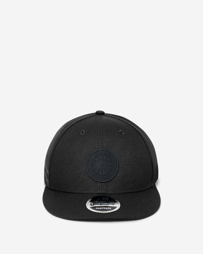 Canada Goose Artic Tonal Snapback Cap Black | Malford of London Savile Row and Luxury Formal Wear Sale Outlet