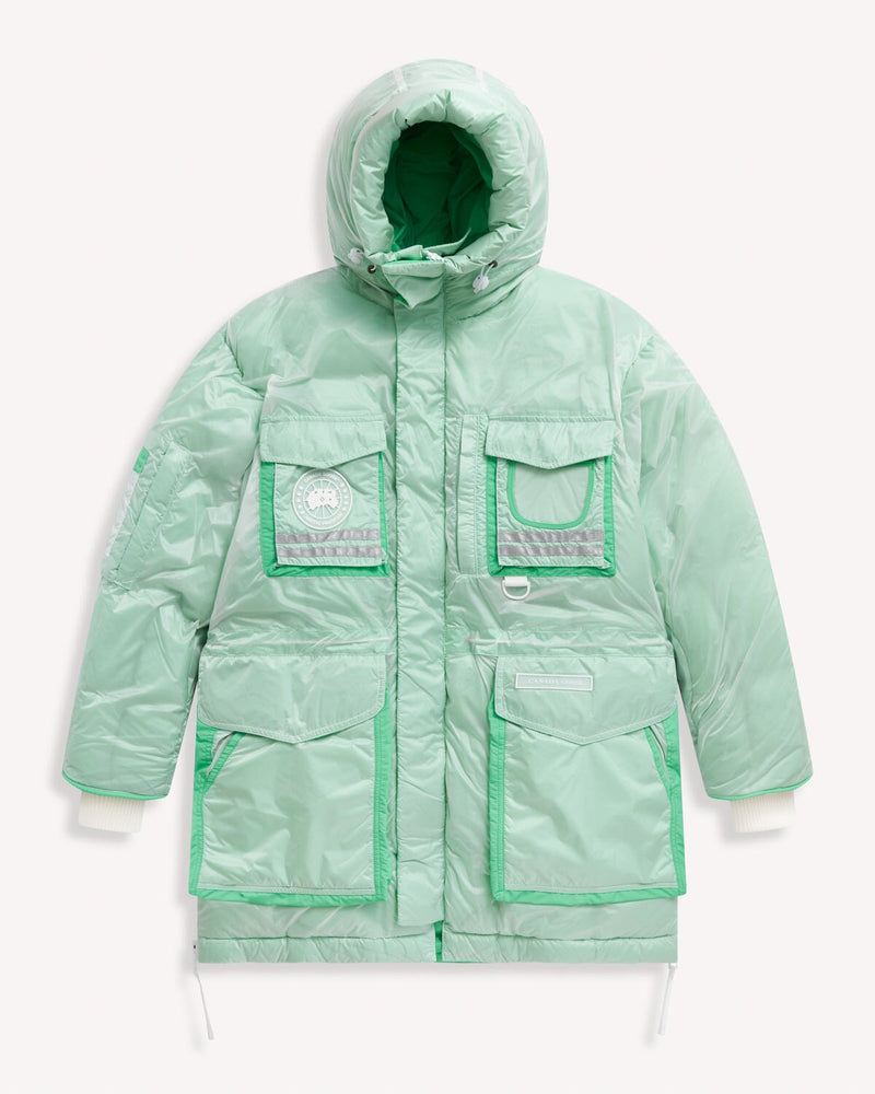 Canada Goose Men's X-Ray Snow Mantra Parka Jacket in Halogen Green | Malford of London Savile Row and Luxury Formal Wear Sale Outlet
