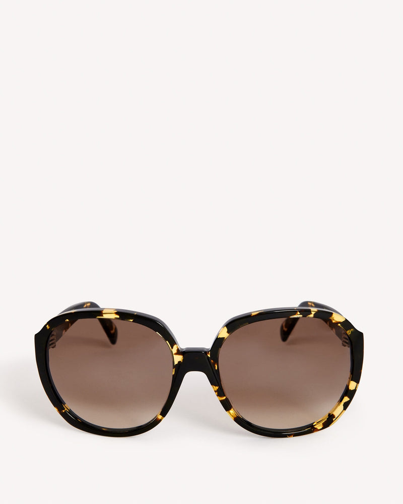 Celine Round Lens Sunglasses Yellow Brown | Malford of London Savile Row and Luxury Formal Wear Sale Outlet