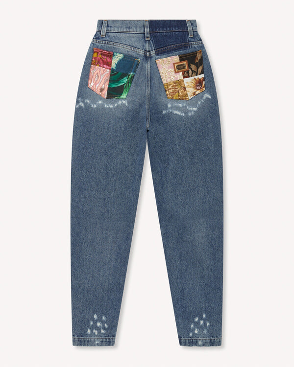 Dolce & Gabbana Jacquard Amber Jeans | Malford of London Savile Row and Luxury Formal Wear Sale Outlet