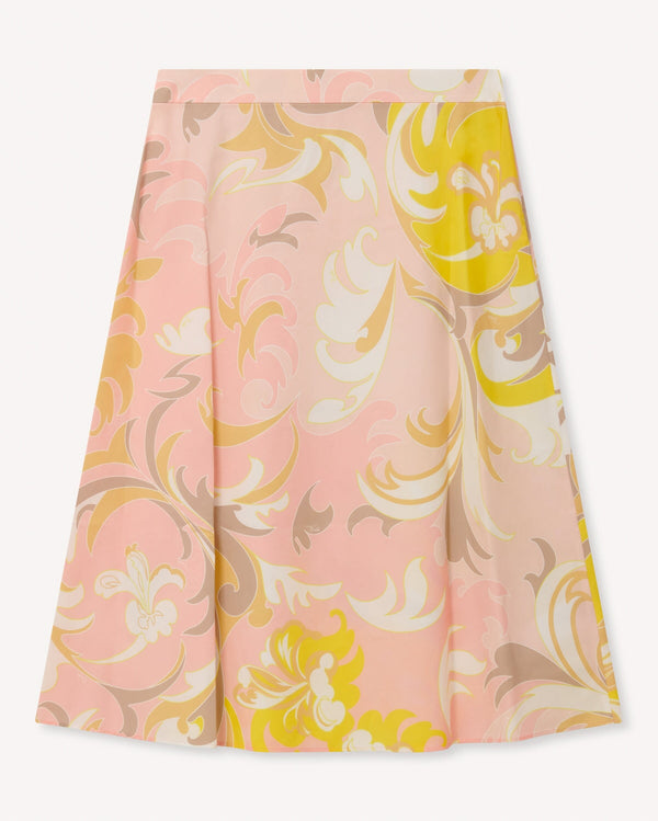Emilio Pucci Ladies Flower Print Skirt | Malford of London Savile Row and Luxury Formal Wear Sale Outlet