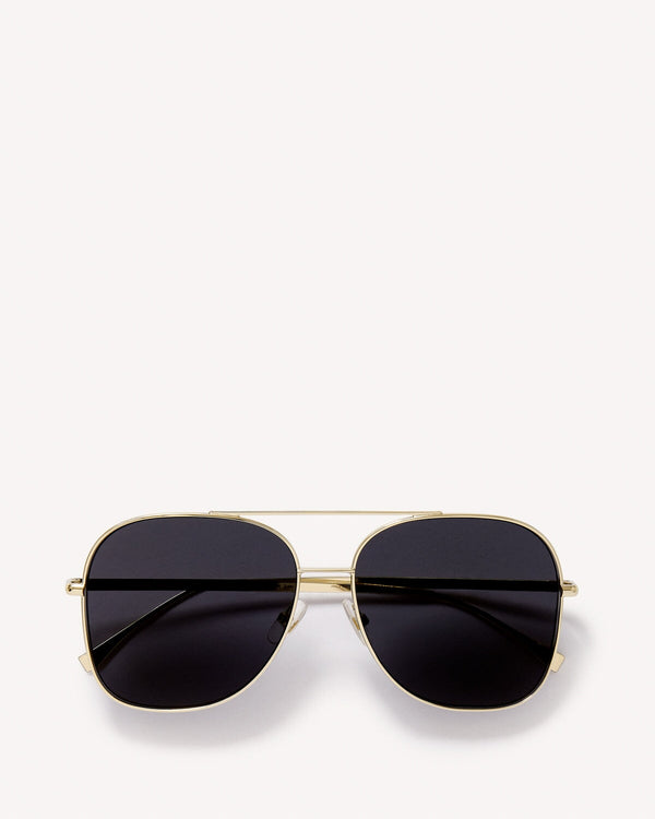 Fendi Aviator Style Sunglasses Black Gold | Malford of London Savile Row and Luxury Formal Wear Sale Outlet