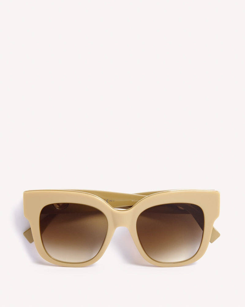 Fendi Oversized Square Sunglasses Beige | Malford of London Savile Row and Luxury Formal Wear Sale Outlet