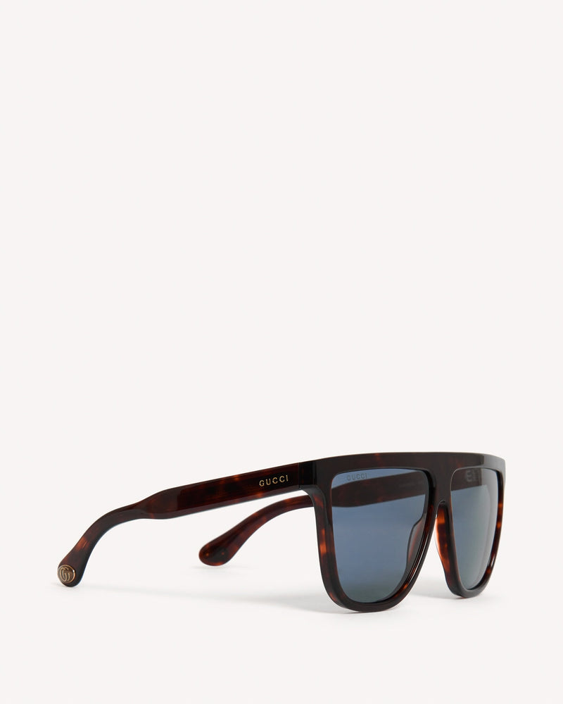 Gucci Trapezoid Sunglasses Havana | Malford of London Savile Row and Luxury Formal Wear Sale Outlet
