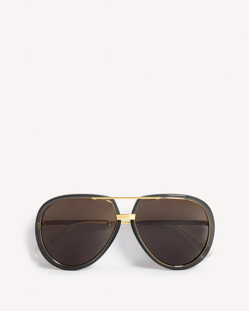 Gucci Vintage Aviator Sunglasses Black | Malford of London Savile Row and Luxury Formal Wear Sale Outlet