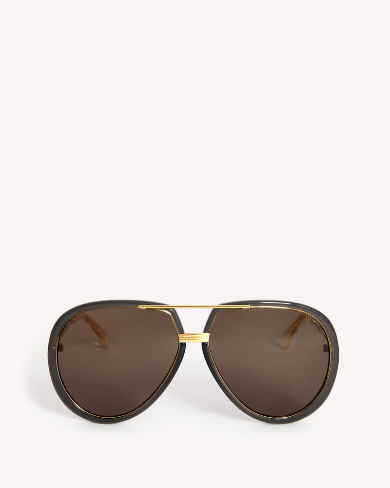 Gucci Vintage Aviator Sunglasses Black | Malford of London Savile Row and Luxury Formal Wear Sale Outlet