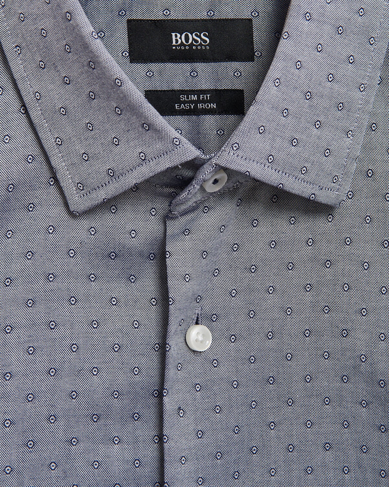 Hugo Boss Jesse Shirt Blue | Malford of London Savile Row and Luxury Formal Wear Sale Outlet