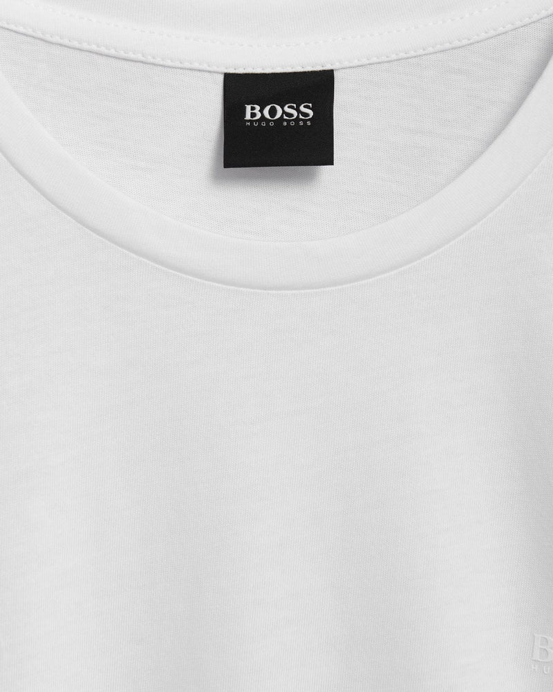 Hugo Boss Lecco 88 T-Shirt White | Malford of London Savile Row and Luxury Formal Wear Sale Outlet