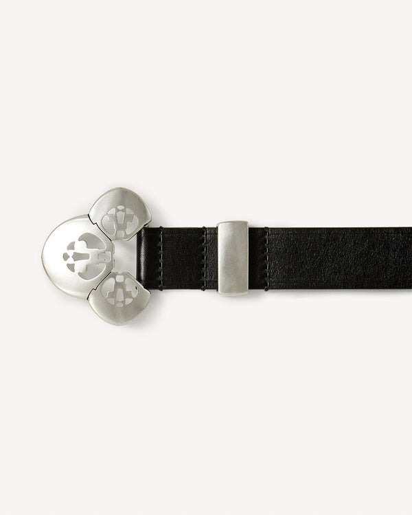 Isabel Marant Louama Belt Black/Silver | Malford of London Savile Row and Luxury Formal Wear Sale Outlet