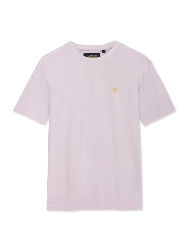Lyle & Scott Mens Boxy Fit T-Shirt Lilac Sky | Malford of London Savile Row and Luxury Formal Wear Sale Outlet
