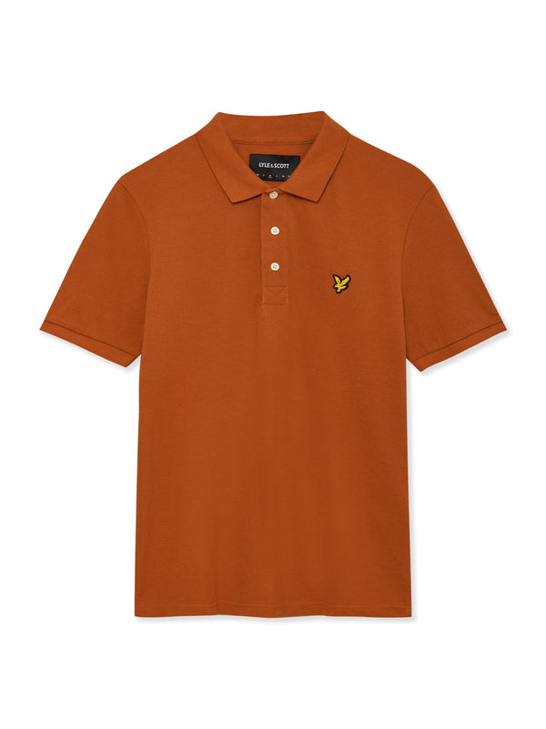 Lyle & Scott Mens Classic Polo Shirt Tobacco | Malford of London Savile Row and Luxury Formal Wear Sale Outlet
