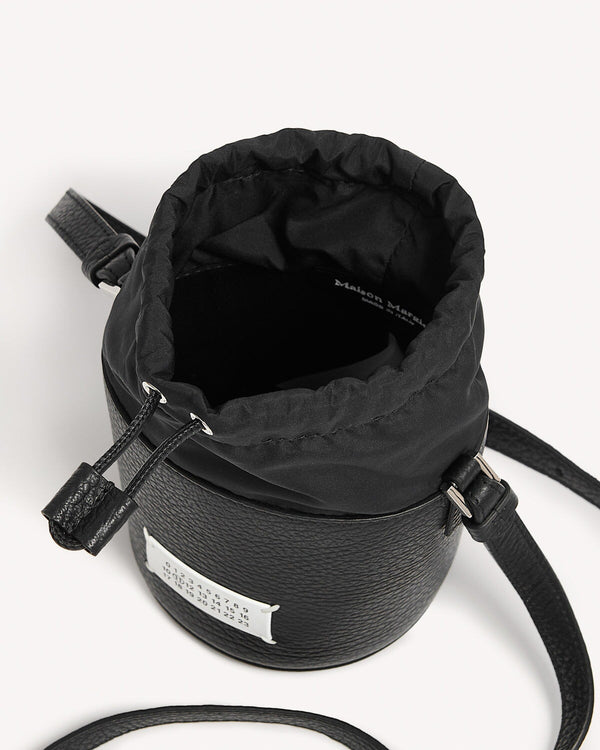 Maison Margiela 5AC Micro Bucket Bag Black | Malford of London Savile Row and Luxury Formal Wear Sale Outlet