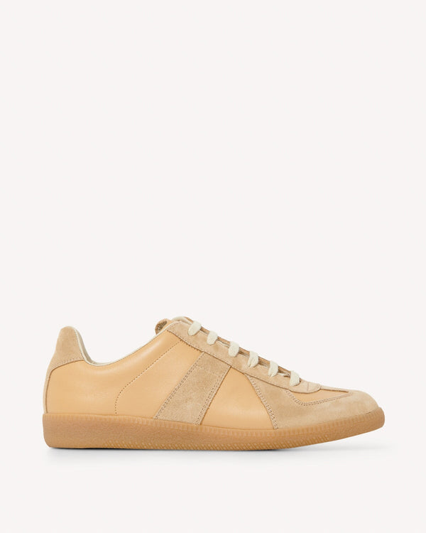 Maison Margiela’s Ladies Replica Sneaker Brown | Malford of London Savile Row and Luxury Formal Wear Sale Outlet