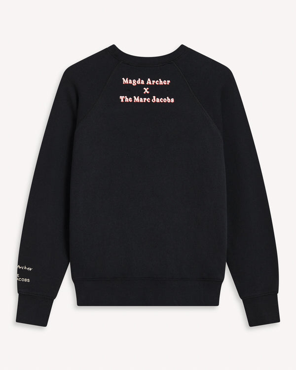 Marc Jacobs X Magda Archer My Life Is Crap Sweatshirt Black | Malford of London Savile Row and Luxury Formal Wear Sale Outlet