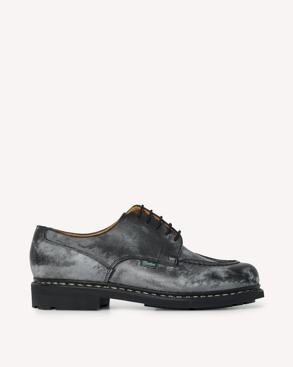 Paraboot Michael Lisse Derby Shoes Black | Malford of London Savile Row and Luxury Formal Wear Sale Outlet