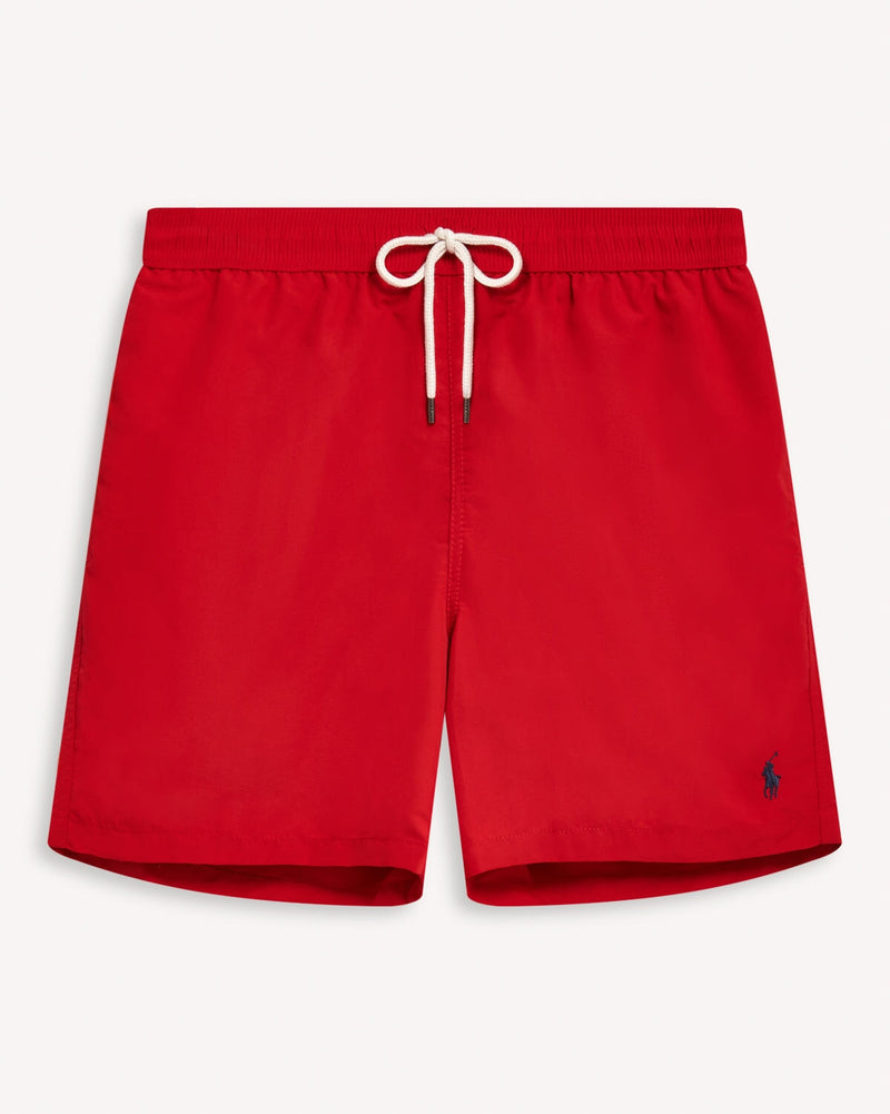 Polo Ralph Lauren Mid Length Swim Shorts Red | Malford of London Savile Row and Luxury Formal Wear Sale Outlet