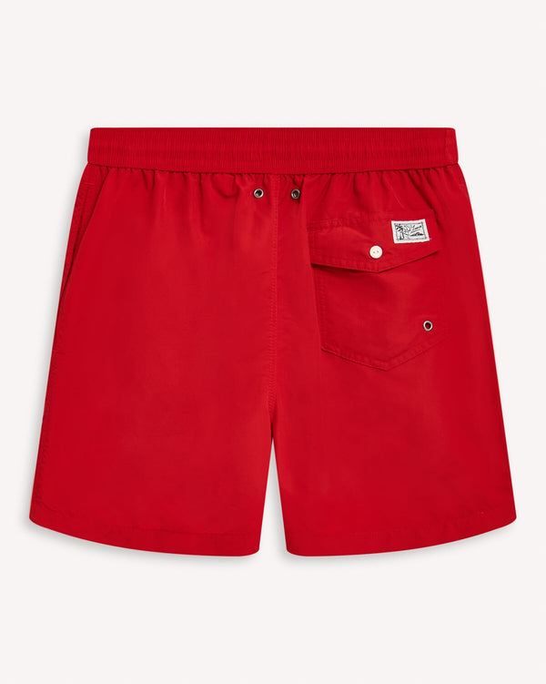 Polo Ralph Lauren Mid Length Swim Shorts Red | Malford of London Savile Row and Luxury Formal Wear Sale Outlet