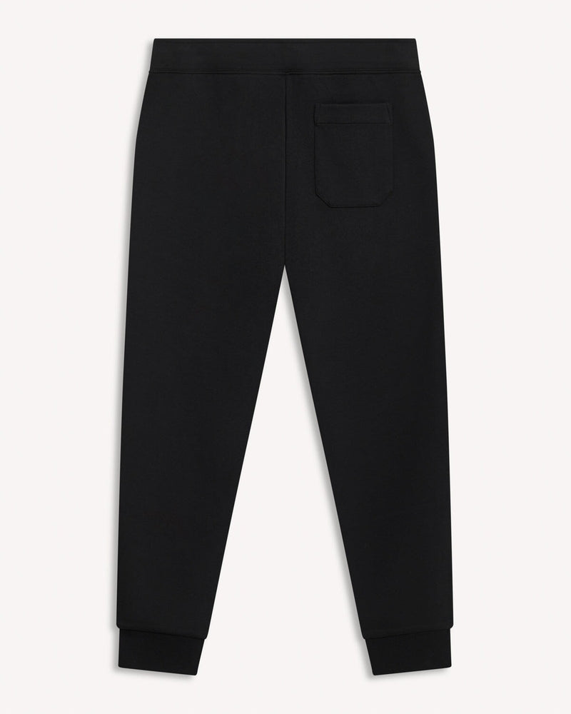 Ralph Lauren Double Knit Jogger Pant Black | Malford of London Savile Row and Luxury Formal Wear Sale Outlet