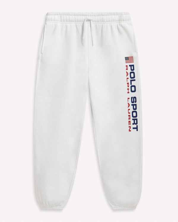 Ralph Lauren Polo Sport Sweatpants White | Malford of London Savile Row and Luxury Formal Wear Sale Outlet