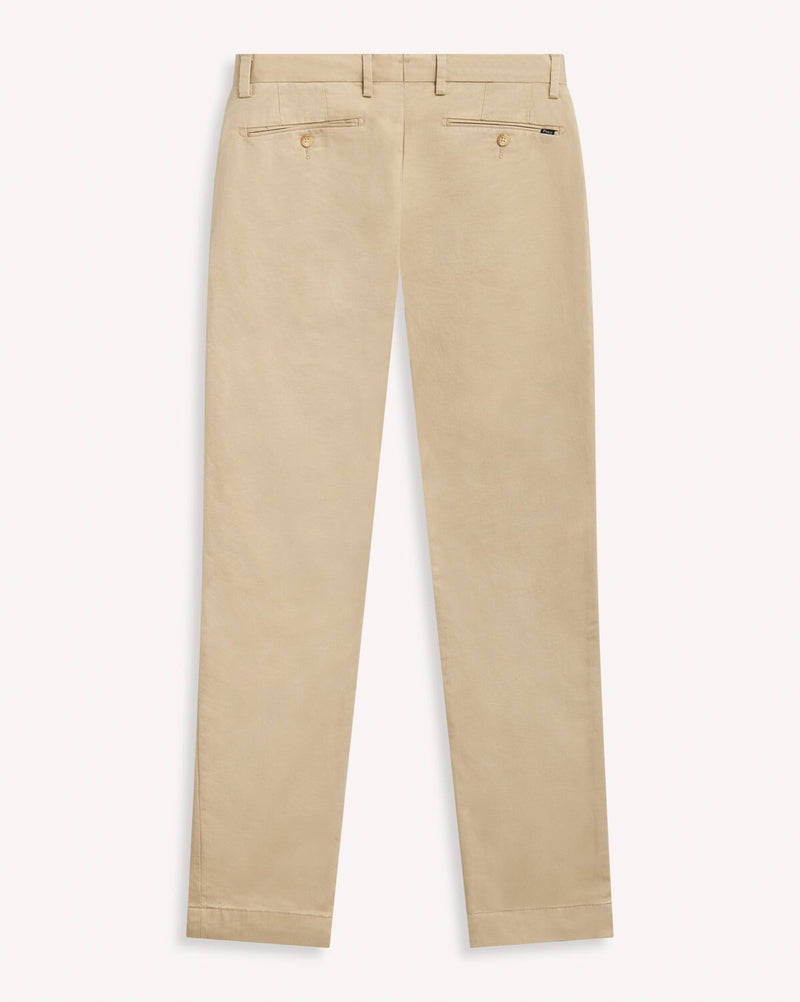 Ralph Lauren Stretch Slim Chino Tan | Malford of London Savile Row and Luxury Formal Wear Sale Outlet