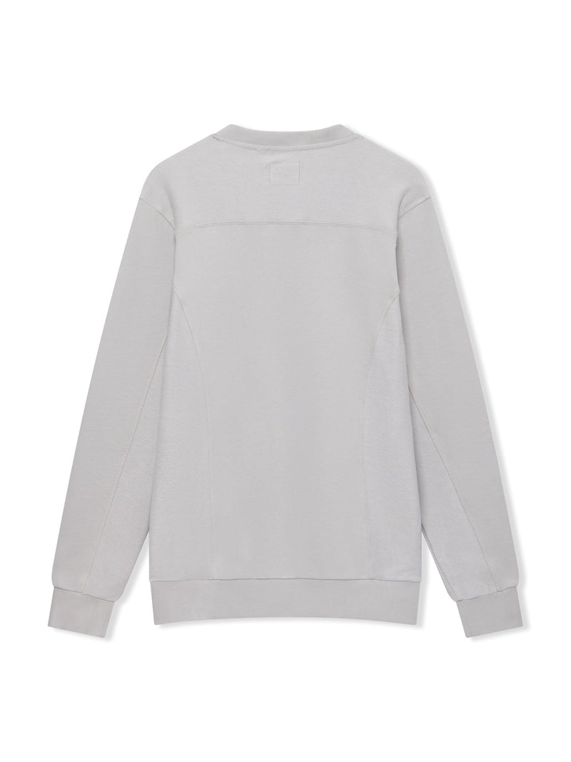 Richard James Crew Neck Sweatshirt Dove Grey | Malford of London Savile Row and Luxury Formal Wear Sale Outlet