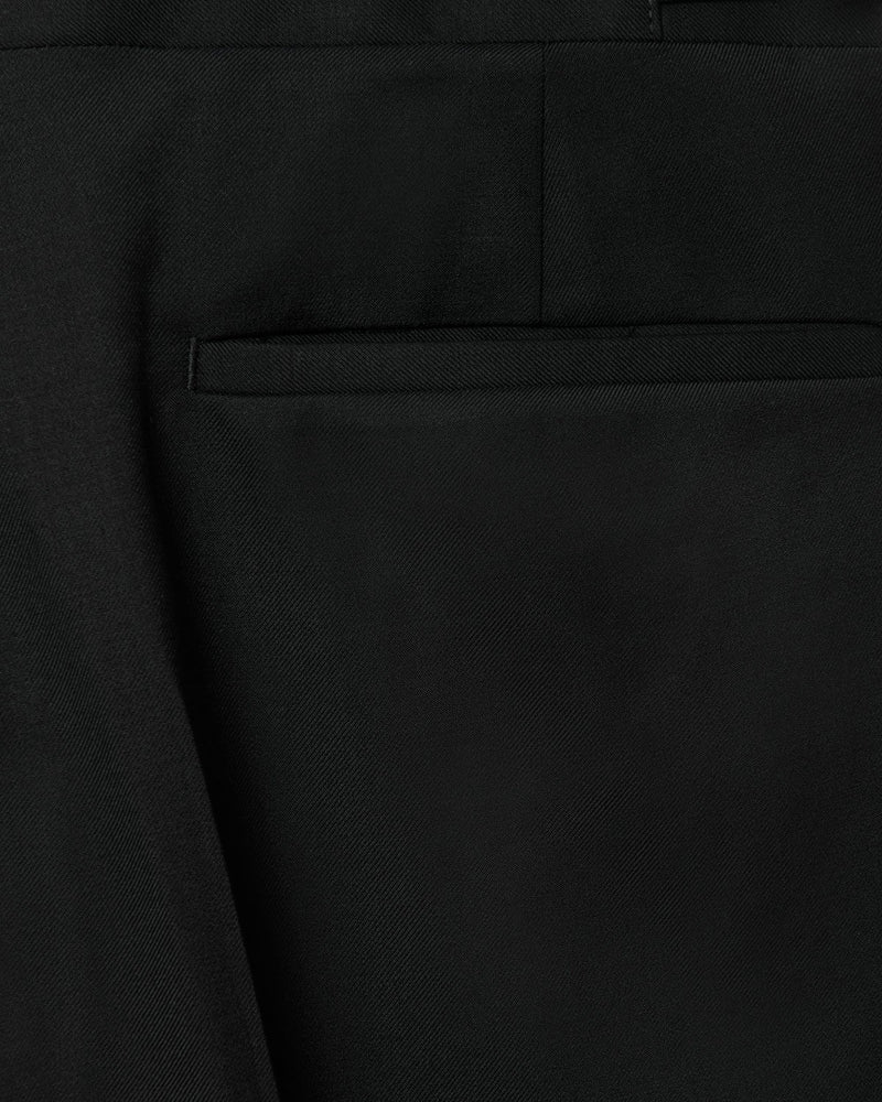 Richard James Hyde Black Fine Twill Suit Trousers | Malford of London Savile Row and Luxury Formal Wear Sale Outlet