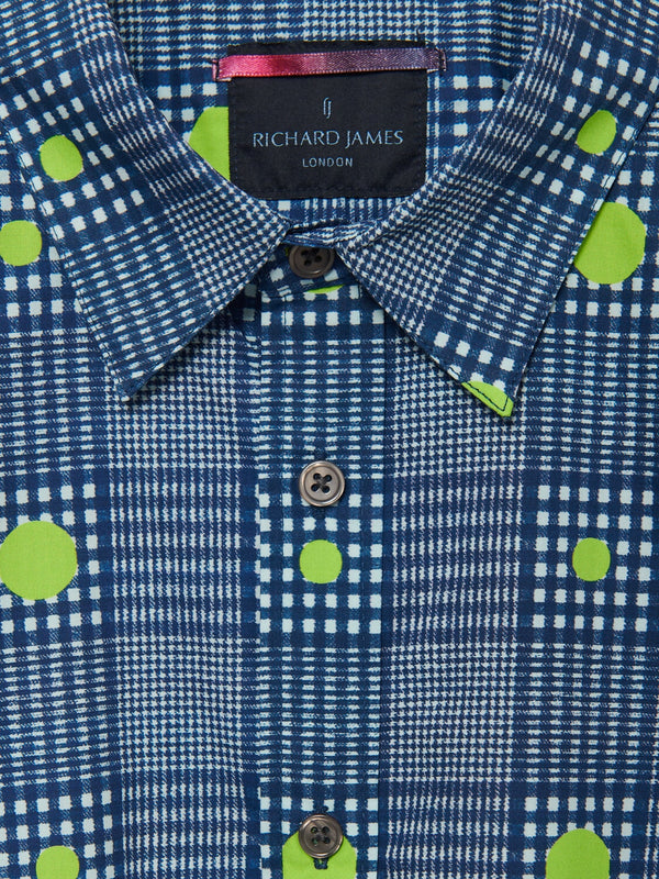 Richard James L/S Shirt Spot Check | Malford of London Savile Row and Luxury Formal Wear Sale Outlet