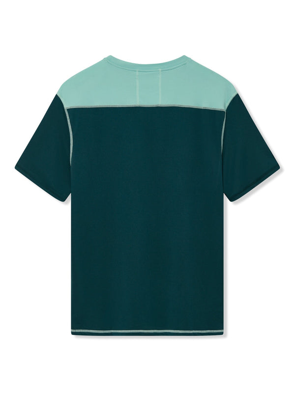 Richard James S/S Active TEE Aqua/Arctic Blue | Malford of London Savile Row and Luxury Formal Wear Sale Outlet
